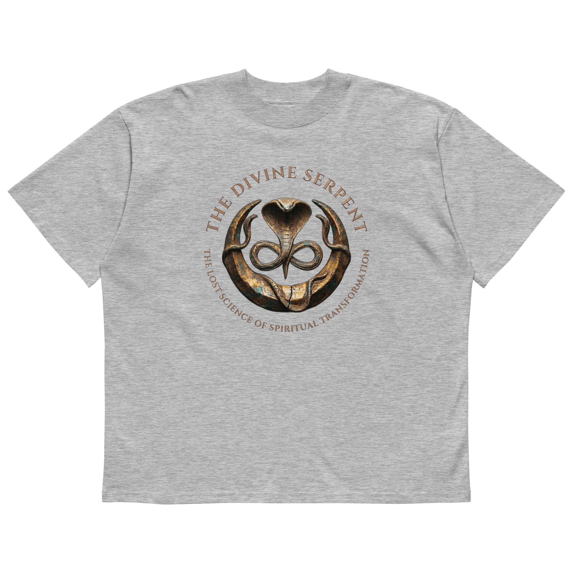 Unisex organic oversized high neck t-shirt - Image 3