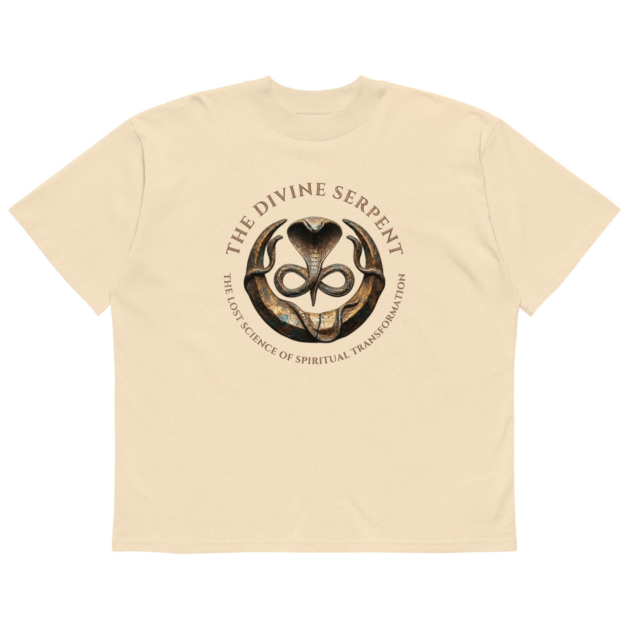 Unisex organic oversized high neck t-shirt - Image 4
