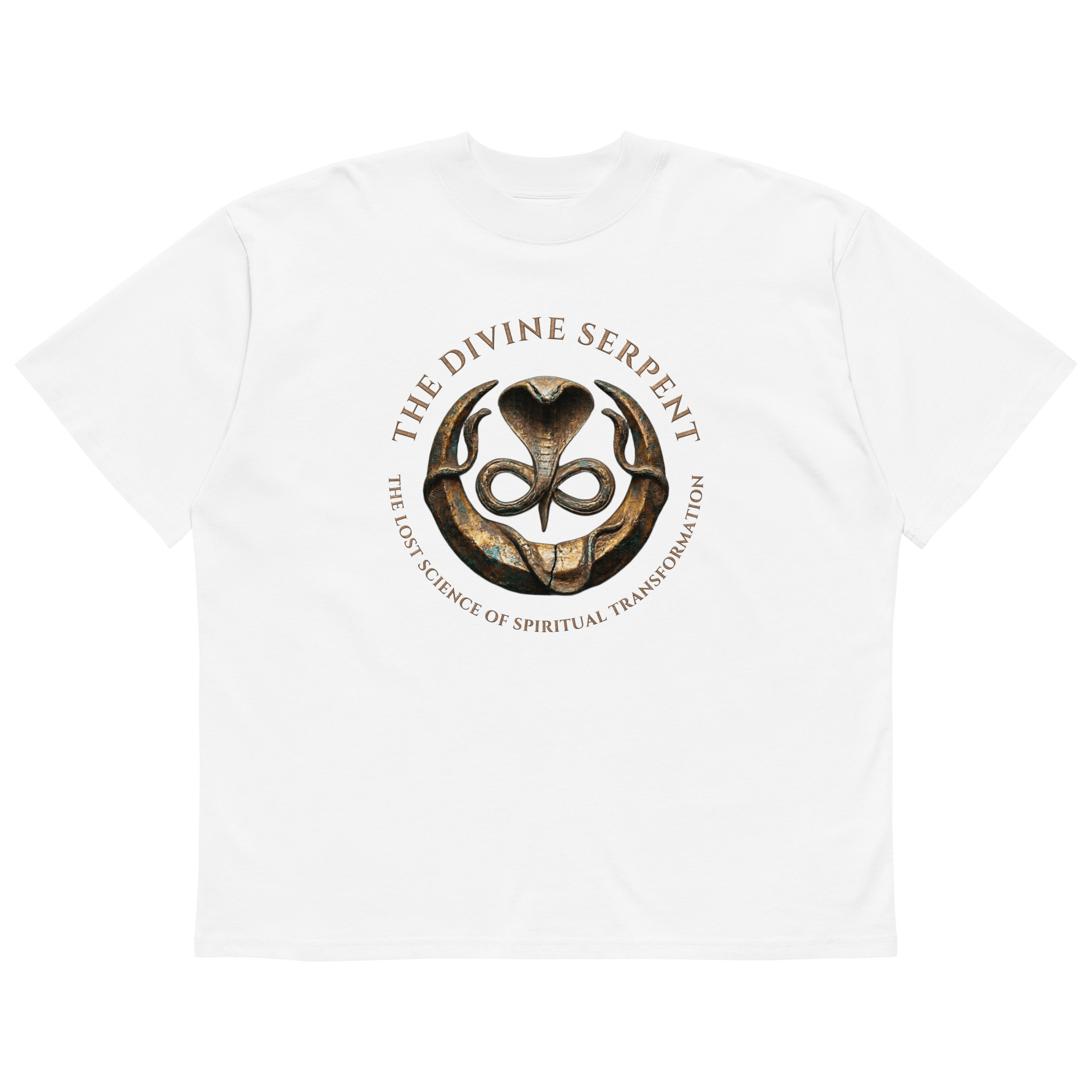 Unisex organic oversized high neck t-shirt - Image 6