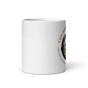 White glossy mug